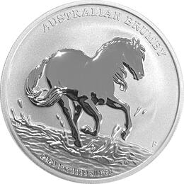 Australien Brumby 1 Unze Silber 2020