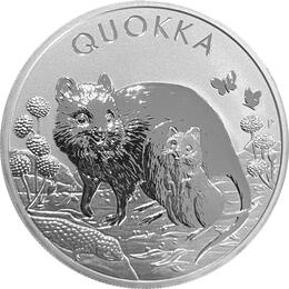 Australian Quokka 1 Unze Silbermünze 2021