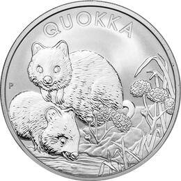 Australian Quokka 1 Unze Silbermünze 2022