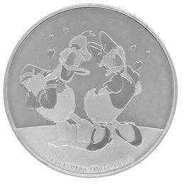 Disney Silbermünzen Donald & Daisy 1 Unze 