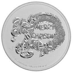 Disney Silbermünzen Mickey Merry Christmas 1 Unze 
