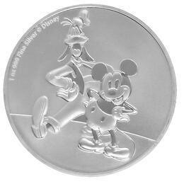 Disney Silbermünzen Mickey Goofy 1 Unze 
