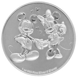 Disney Silbermünzen Mickey Mini Unze 