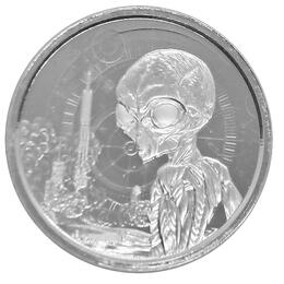 Alien Grey Silbermünzen 1 Unze 