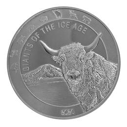 Giants of the Ice Age Silbermünzen 1 Unze Aurochs 2021