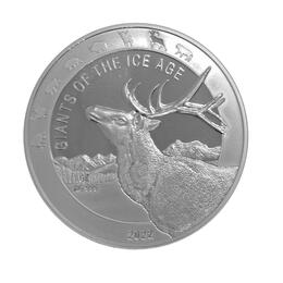 Giants of the Ice Age Silbermünzen 1 Unze Reindeer 2022