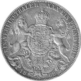 Altdeutschland Hannover Calenburg Taler 1863