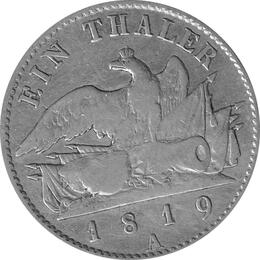 Altdeutschland Preussen Brandenburg Taler 1819