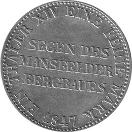 Preussen Mansfelder Bergbau Friedrich Wilhelm IV 1847