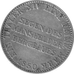 Preussen Mansfelder Bergbau Friedrich Wilhelm IV 1850