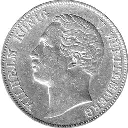 Altdeutschland Württemberg Taler Wilhelm 1861