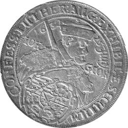 Sachsen 1625 Albertinische Linie Taler 100 Jahre Reformation Augsburger Konfession Johann Georg