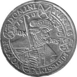 Sachsen 1625 Albertinische Linie Taler 100 Jahre Reformation Augsburger Konfession Johann Georg