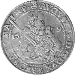 Sachsen Silber Taler August 1579