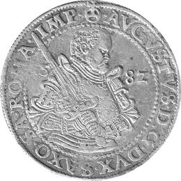 Sachsen Silber Taler August 1582
