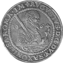 Sachsen Silber Taler August 1564