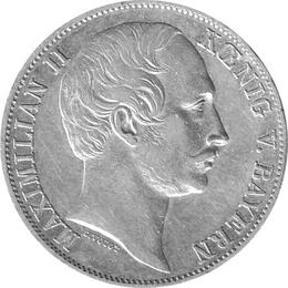 Bayern Ludwig II Silber Vereinstaler 1861
