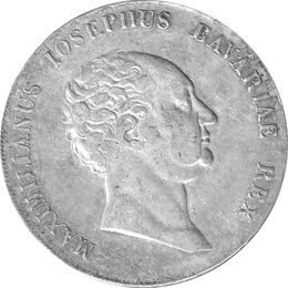 Altdeutschland Bayern Maximilian Ioseph Silber Konventionstaler 1815