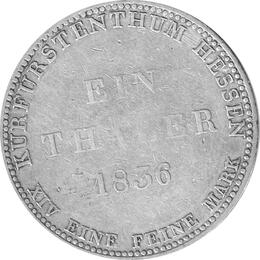 Altdeutschland Hessen Kassel 1 Taler 1836 Wilhelm II und Kurprinz Friedrich Wilhelm als Mitregent