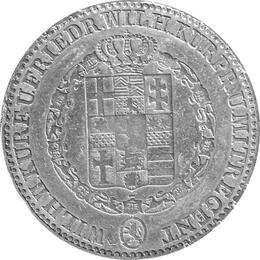 Altdeutschland Hessen Kassel 1 Taler 1841 Wilhelm II und Kurprinz Friedrich Wilhelm als Mitregent