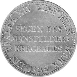 Preussen Mansfelder Bergbau Friedrich Wilhelm III 1832