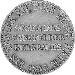 Preussen Mansfelder Bergbau Friedrich Wilhelm V 1845