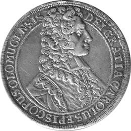 Lothringen Silber Taler Olmütz Karl III 1707 