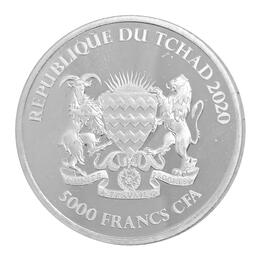 5000 Franc Nilpferd 2020 