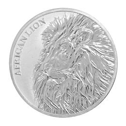African Lion Silbermünze 2018