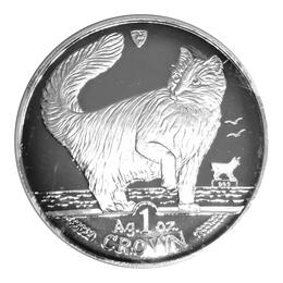 Isle of Man Crown Cat 1991