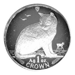 Isle of Man Crown Cat 1990