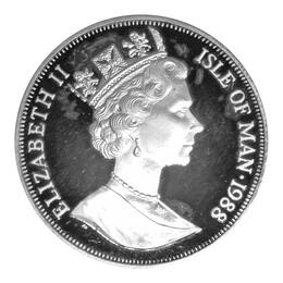Isle of Man Crown Cat 1988