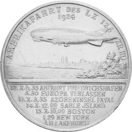Deutsches Reich 1924 Hindenburg Zeppelin