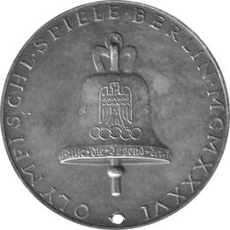 Deutsches Reich 1936  	Olympische Spiele 1936 Berlin Zur Ehre des Vaterlandes zum Ruhme des Sports