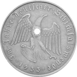 Deutsches Reich A H Medaille 1933