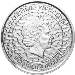 Ghana Leopard 1 Unze Silber 2017