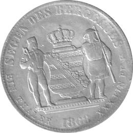 Altdeutschland Sachsen Iohann Ausbeutetaler 1868