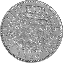 Sachsen Albertinische Linie Anton Taler 1829