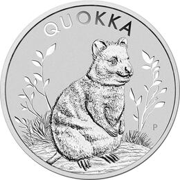Australien Quokka 1 Unze Silbermünze 2023