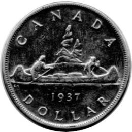 Canada Silber Gedenkmünze 1 Dollar 1938