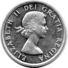 Canada Silber Gedenkmünze 1 Dollar Quebec 1962