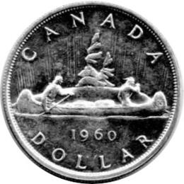 Canada Silber Gedenkmünze 1 Dollar Jubiläum 1963