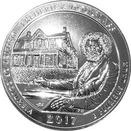 America the Beautiful 5 Unzen Silber Frderick Douglass 2017