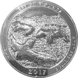 America the Beautiful 5 Unzen Silber Effigy Mounds