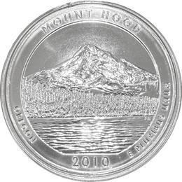 America the Beautiful 5 Unzen Silber Mount Hood 2010
