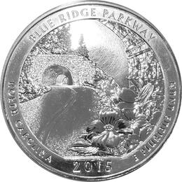 America the Beautiful 5 Unzen Silber Blue Ridge Parkway