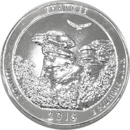 America the Beautiful 5 Unzen Silber Shawnee 2016