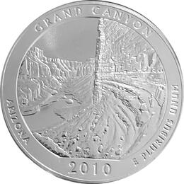 America the Beautiful 5 Unzen Silber Grand Canyon 2010