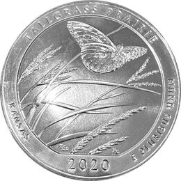 America the Beautiful 5 Unzen Silber Tallgrass Prairie 2020