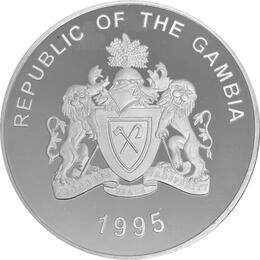 Gambia Leopard 1/2 Kilo 1995